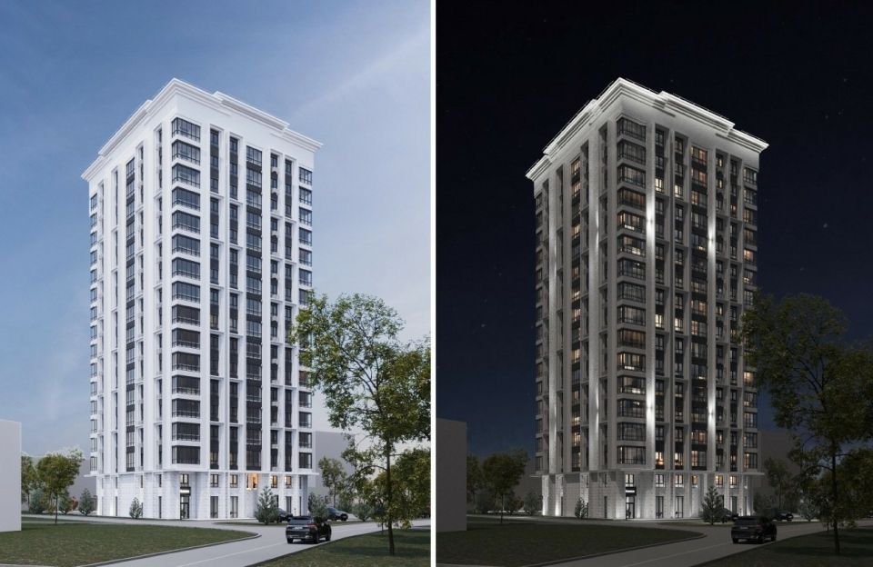 Эскизный проект дома на ул. Малахова, 134а