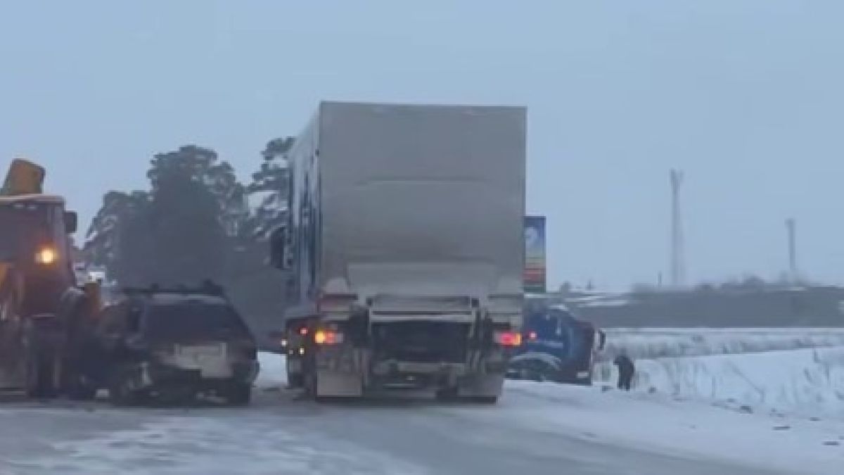 На месте ДТП