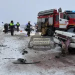 Пять человек пострадали в жесткой аварии недалеко от Новоалтайска. Фото с места ДТП