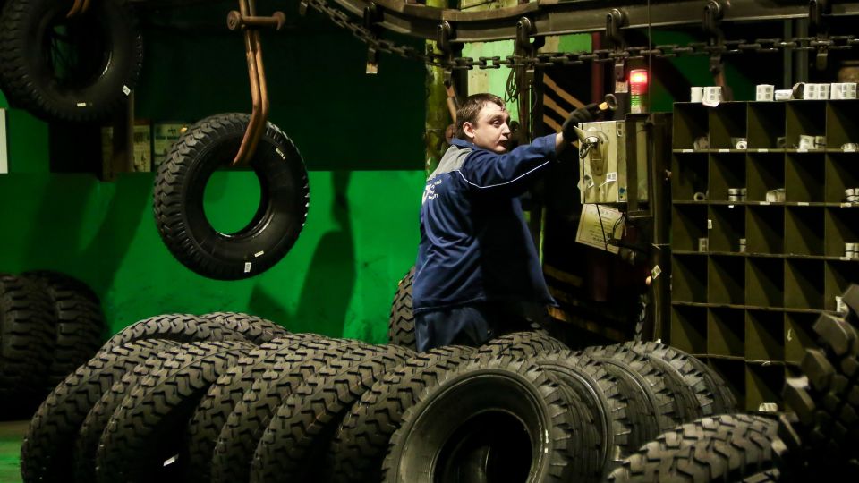 Алтайский шинный комбинат. Производство