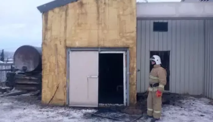 В Республике Алтай вспыхнула котельная маслосырзавода