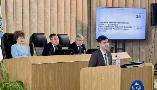 Закон о развитии ответственного бизнеса приняли в Республике Алтай