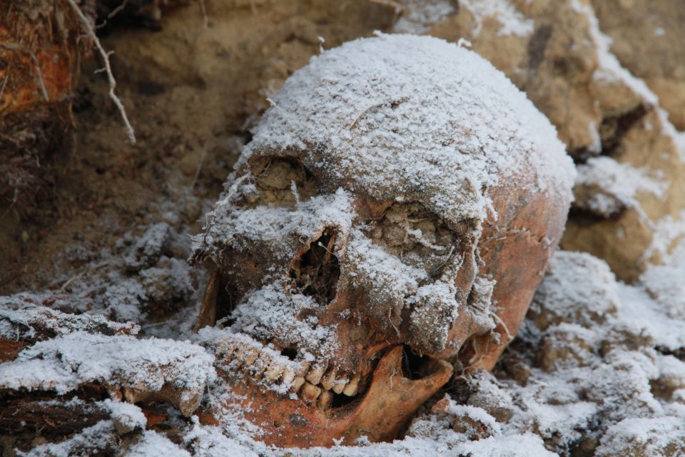 Строительство лестницы в Нагорный парк. 2015 год