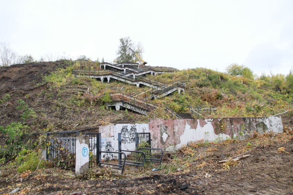 Реконструкция лестницы в Нагорный парк. 2015 год