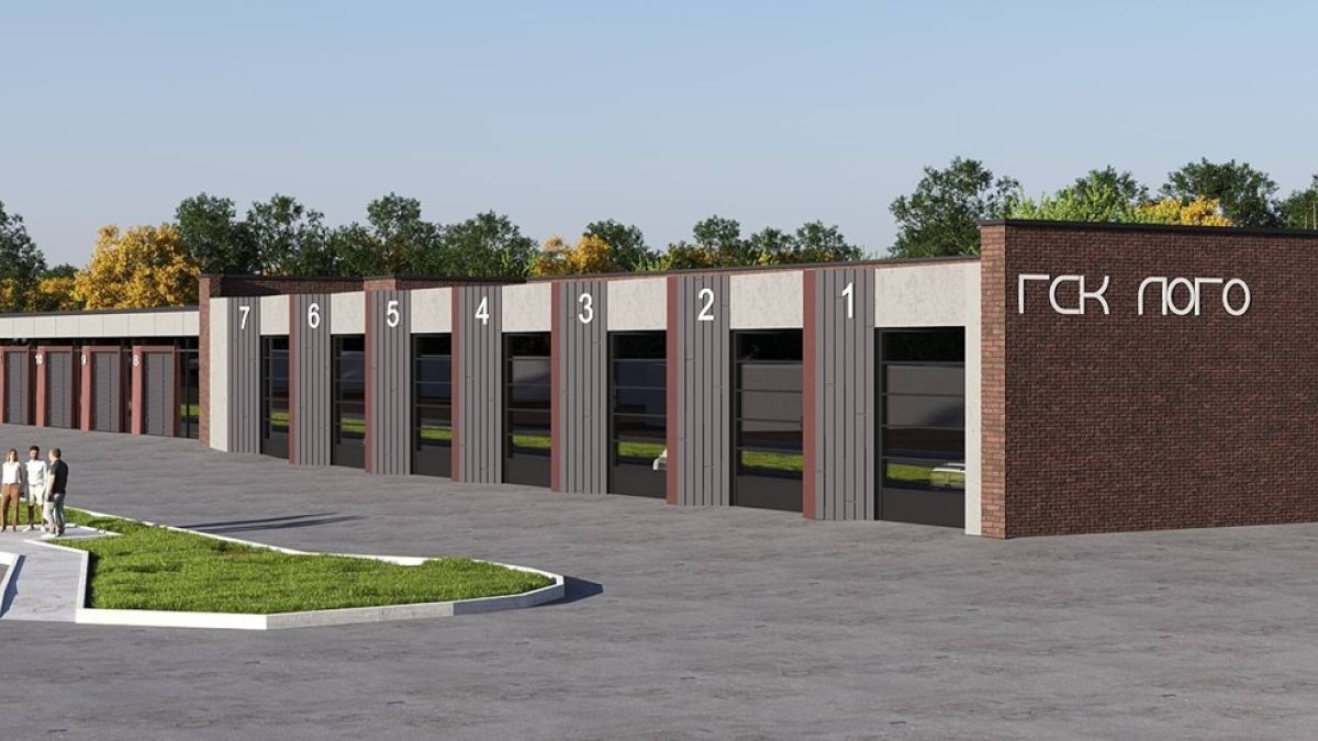 Проект гаражей в пос. Южном