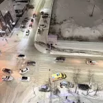 Иномарка вылетела на тротуар: молодая женщина пострадала в ДТП в центре Барнаула