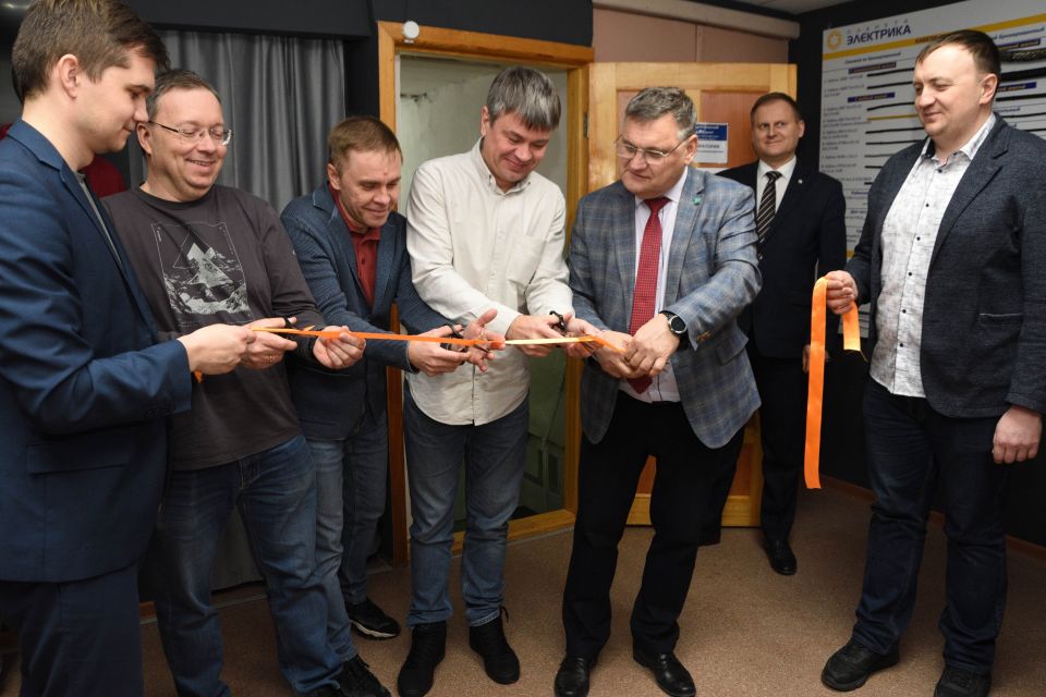 Открытие учебной лаборатории на энергетическом факультете