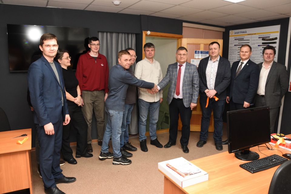 Открытие учебной лаборатории на энергетическом факультете