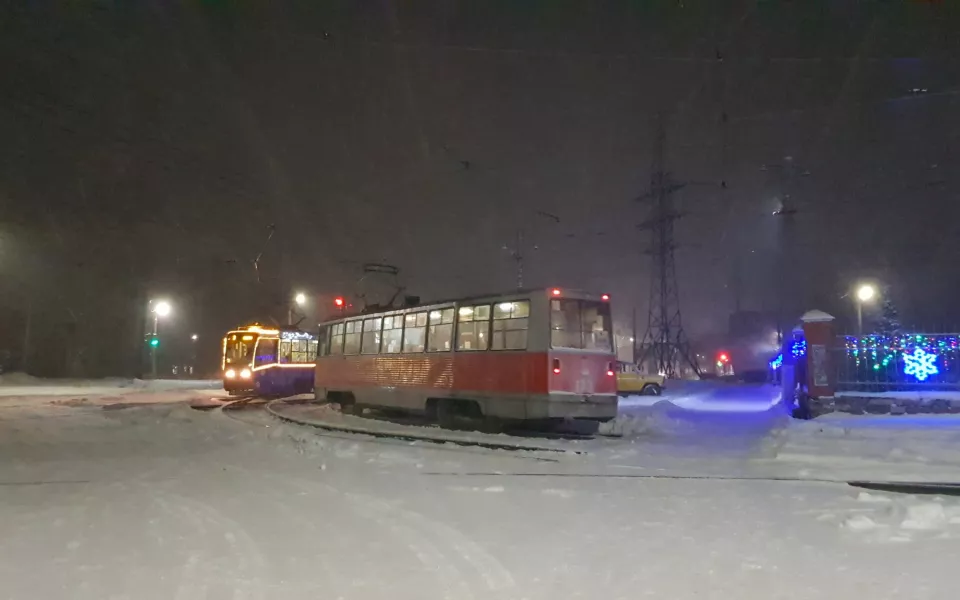 Стало известно, как будут ходить трамваи в Бийске в новогодние праздники