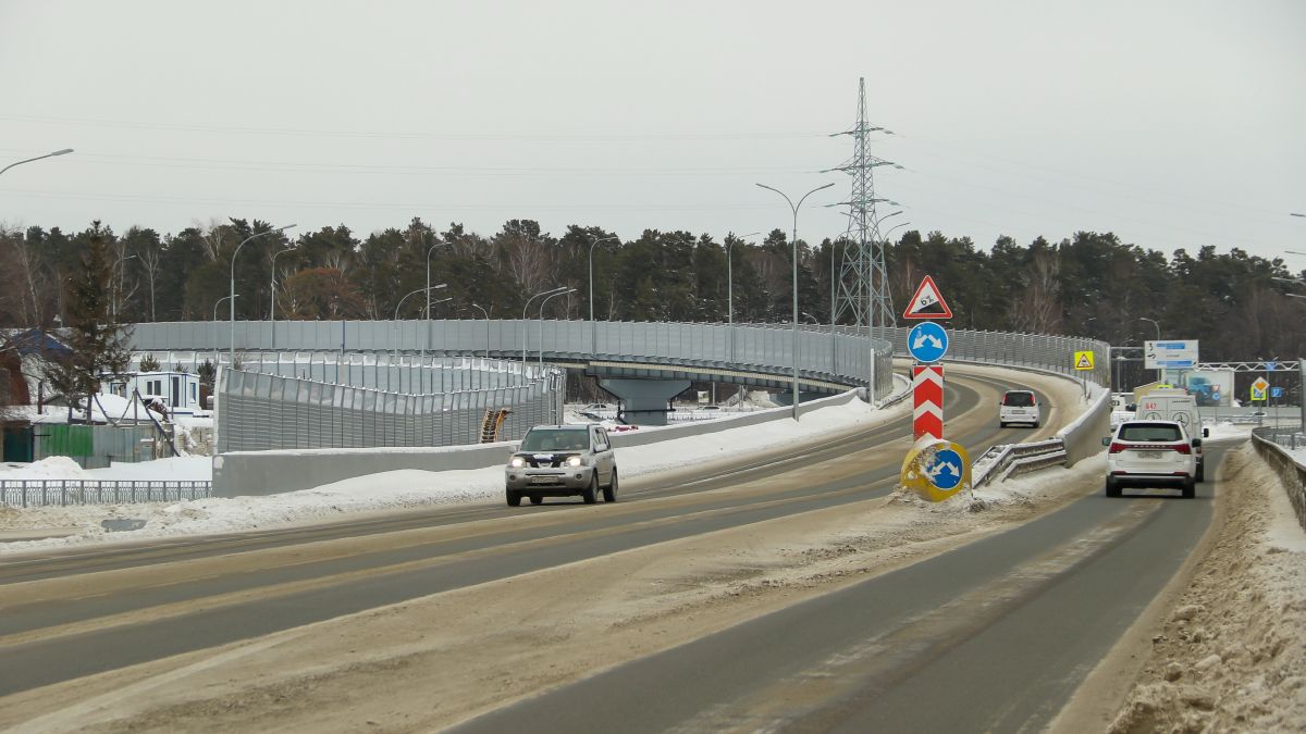Новая транспортная развязка в Барнауле