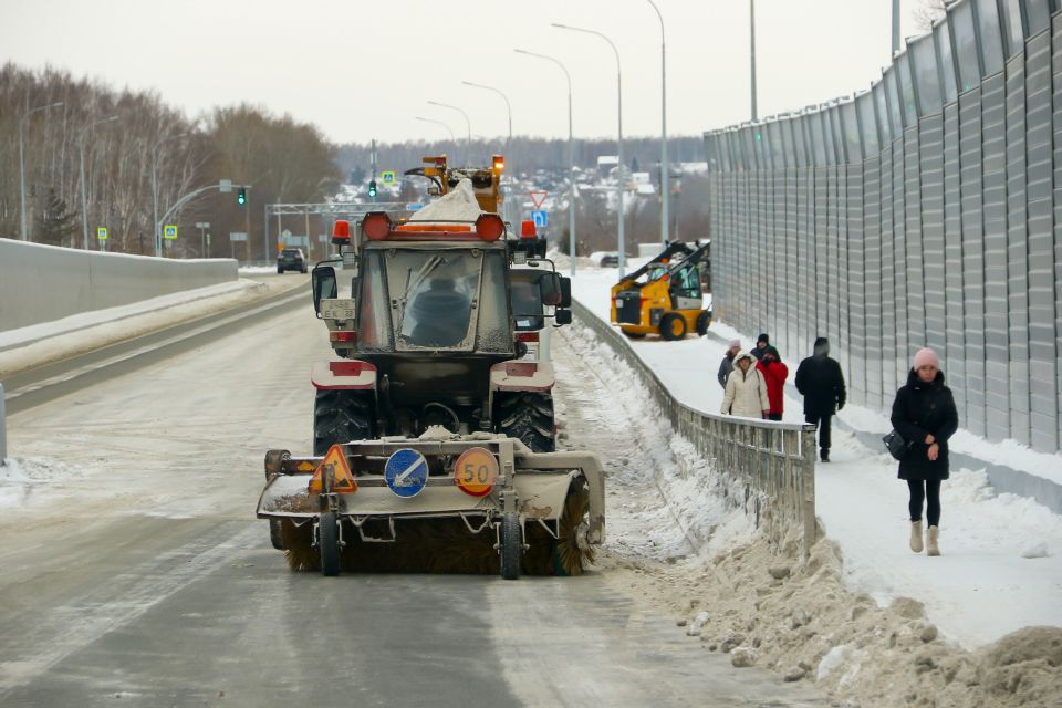Новая транспортная развязка в Барнауле. 22 декабря 2025 года