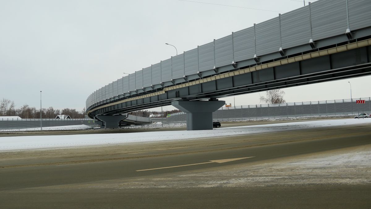 Новая транспортная развязка в Барнауле