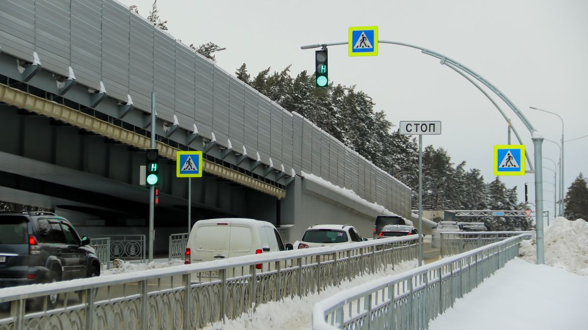 Новая транспортная развязка в Барнауле