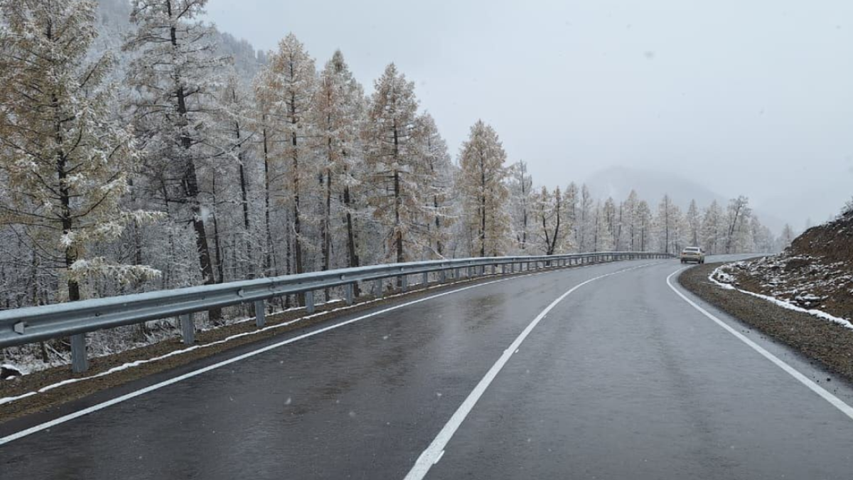 Дорога в Республике Алтай