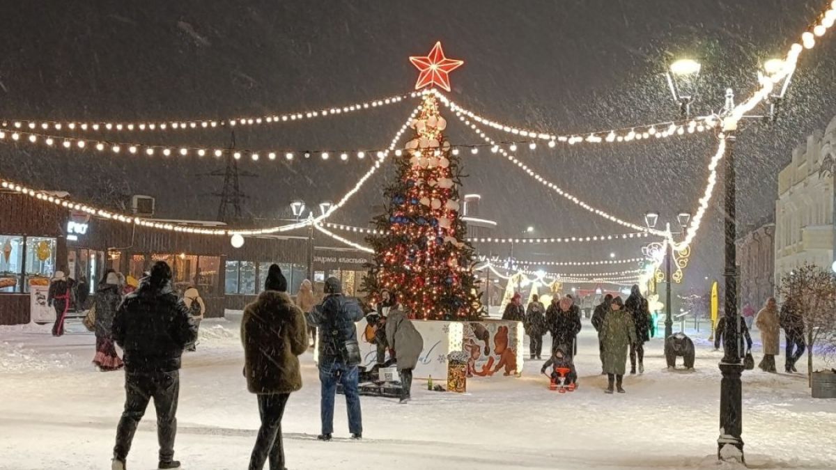 Барнаул перед Новым годом