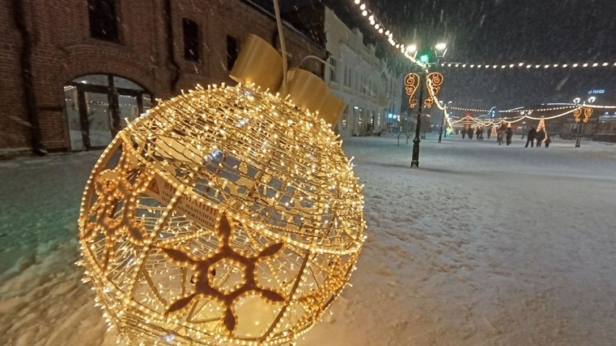 Барнаул перед Новым годом