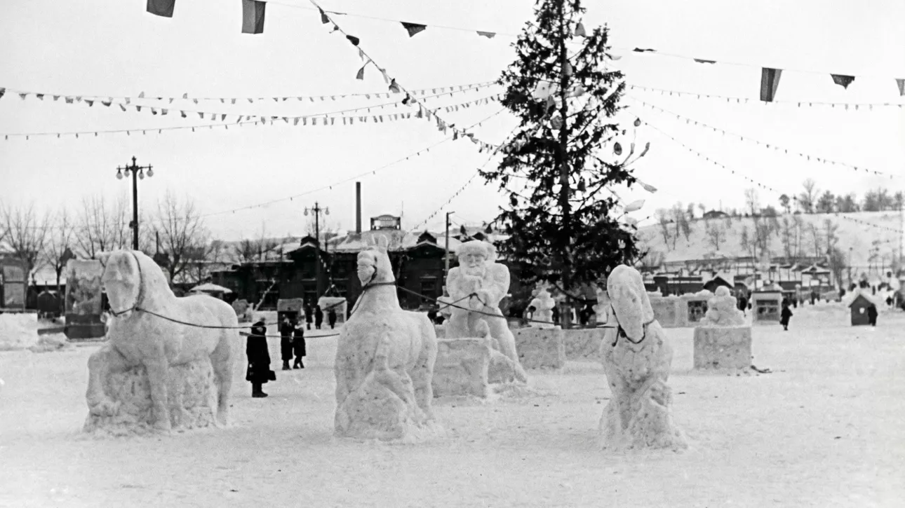 Елочка, зажгись: как выглядел новогодний Барнаул в советские годы. Фотоархив