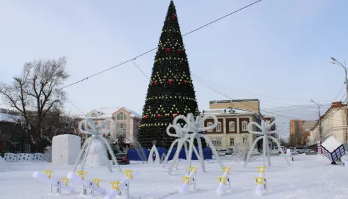 Власти Барнаула нашли поставщика новой 32-метровой елки