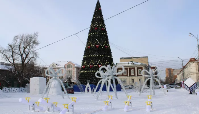 Власти Барнаула нашли поставщика новой 32-метровой елки