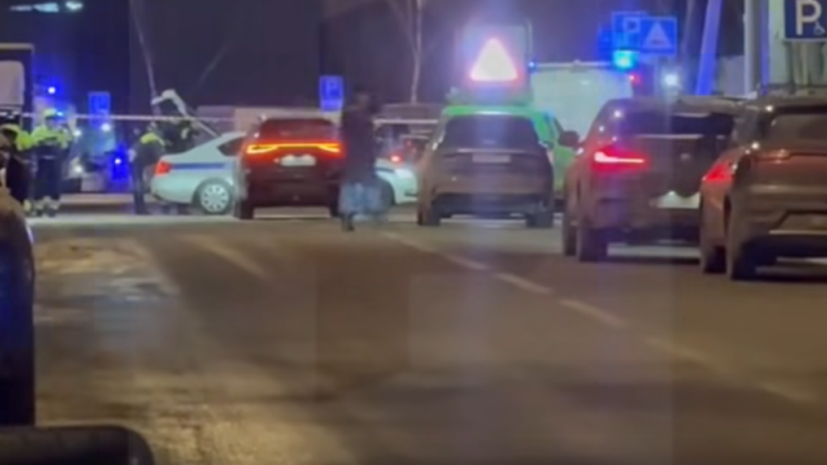 Место взрыва в Москве