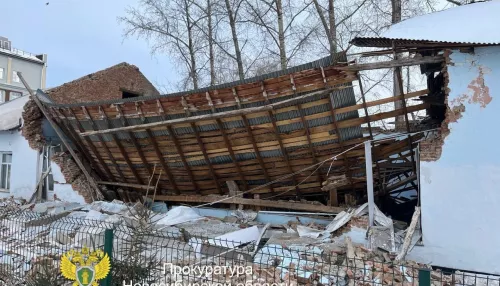 Рухнуло здание спортивной школы: прокуратура начала проверку. Фото и видео