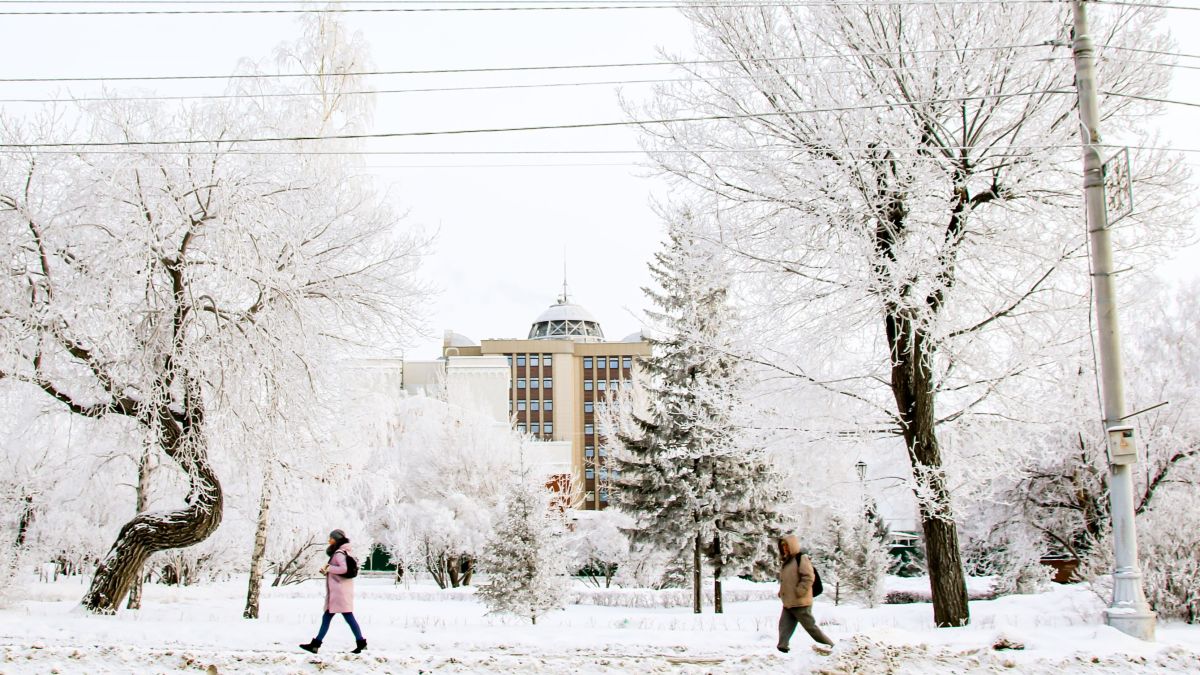 Недвижимость. Барнаул. Зима