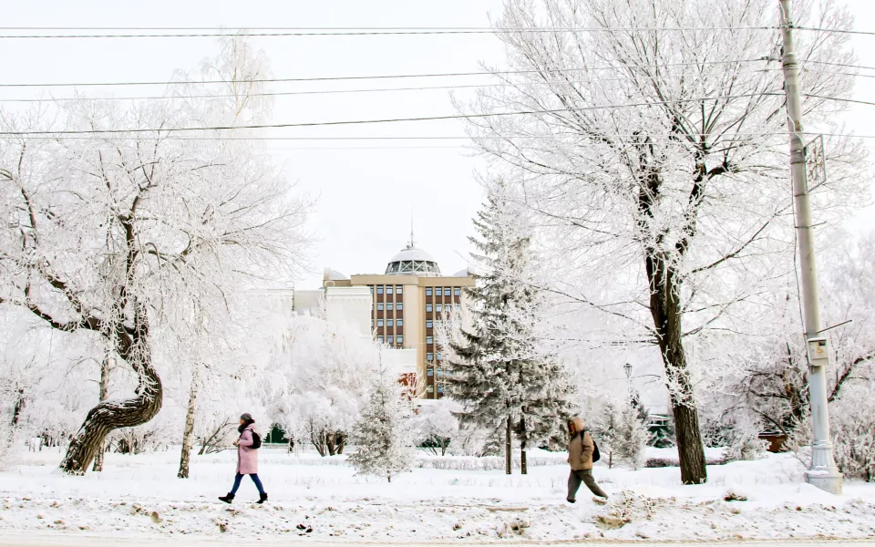 Небольшой снег и до -19: какая погода будет в Алтайском крае 9 января