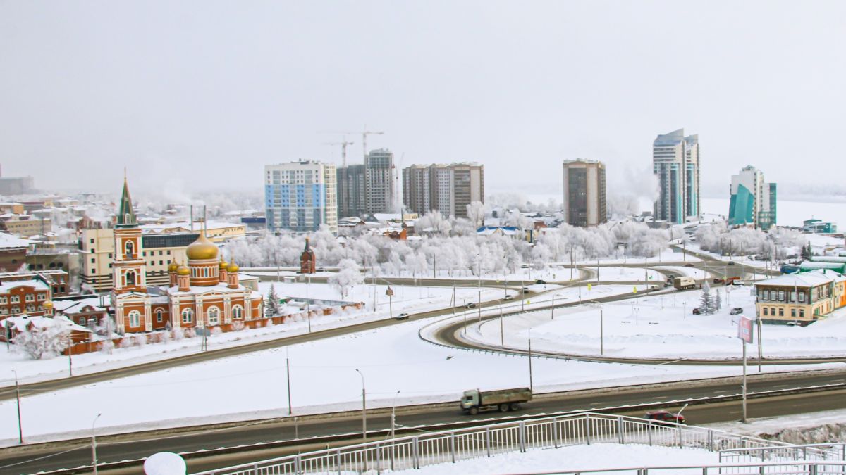Недвижимость. Барнаул. Зима