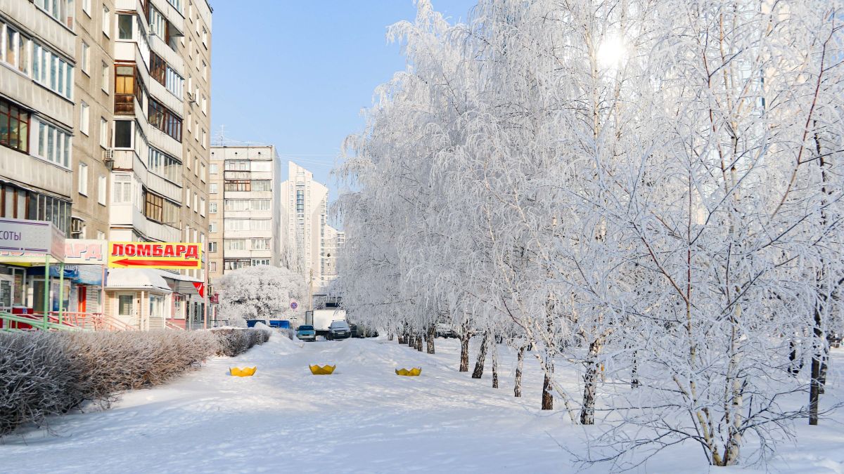 Недвижимость. Барнаул. Зима