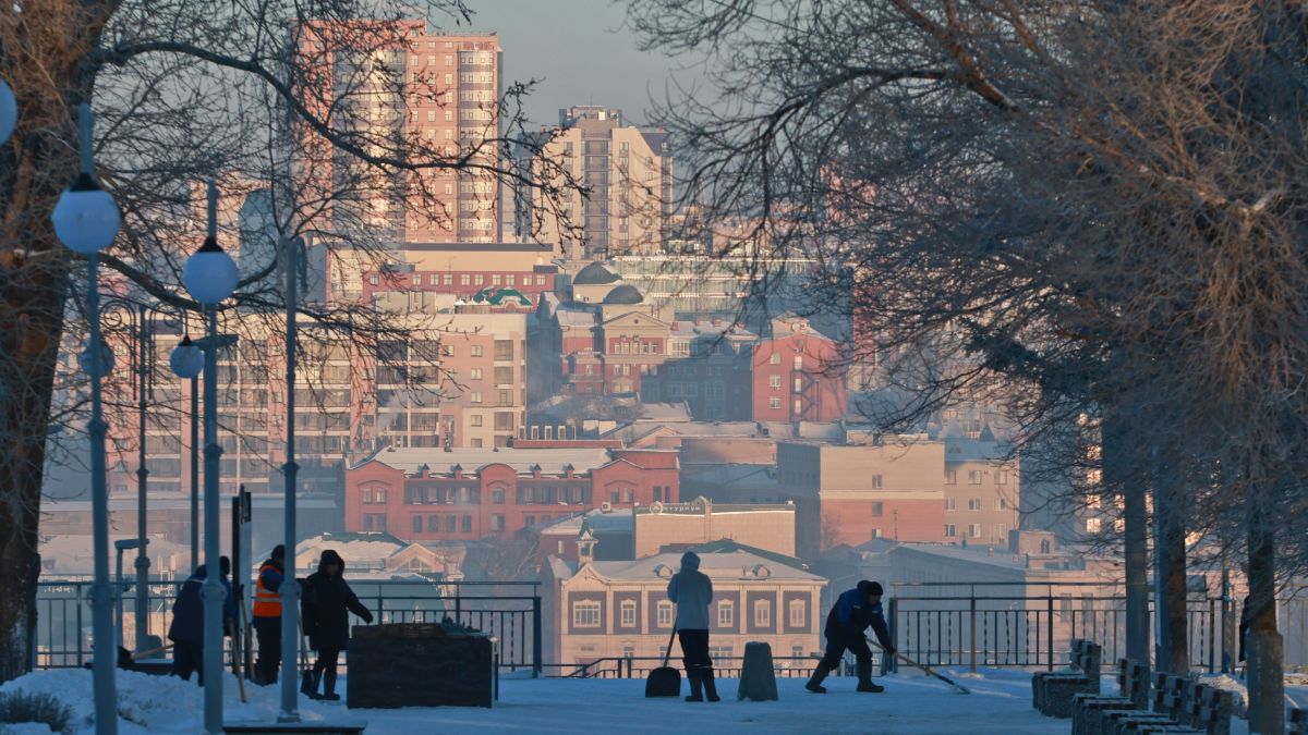 Недвижимость. Барнаул. Зима