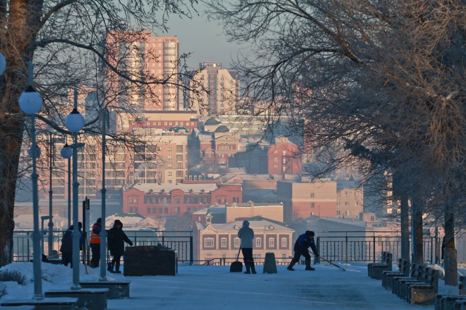Недвижимость. Барнаул. Зима