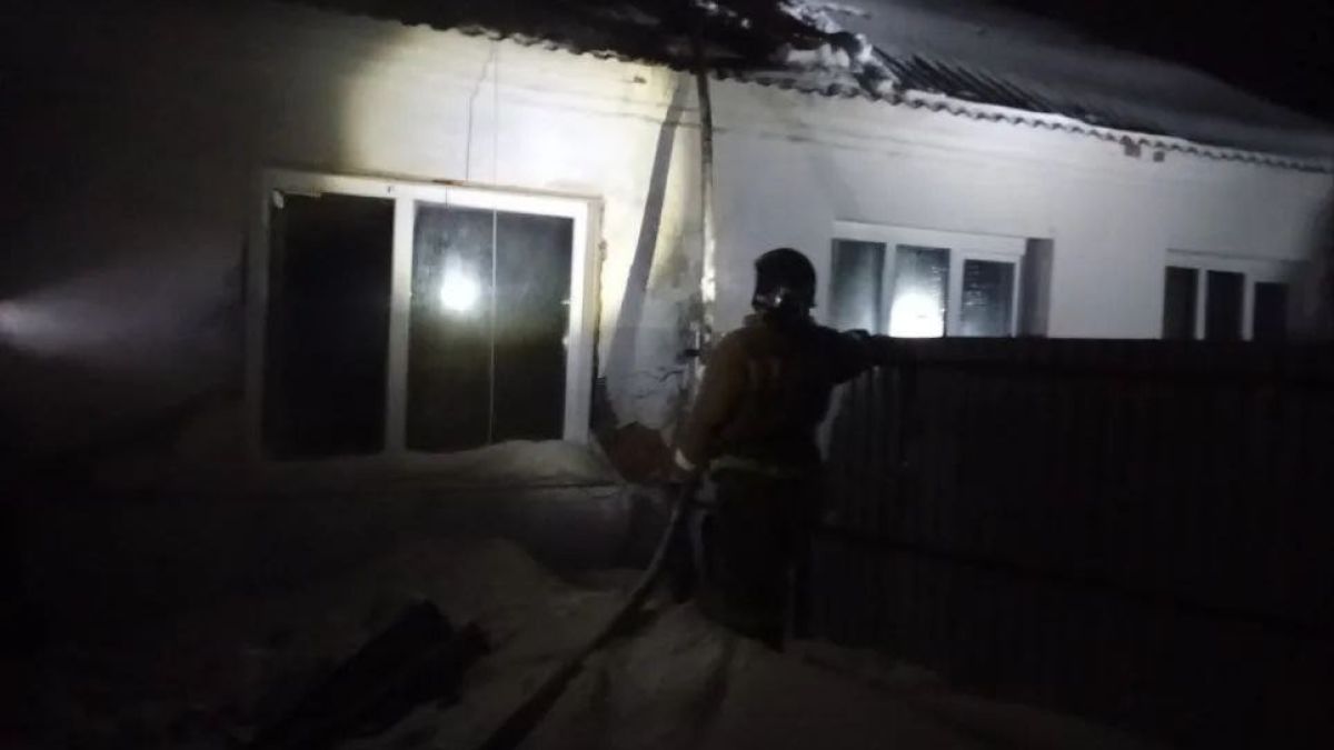 Пожар в Тюменцево