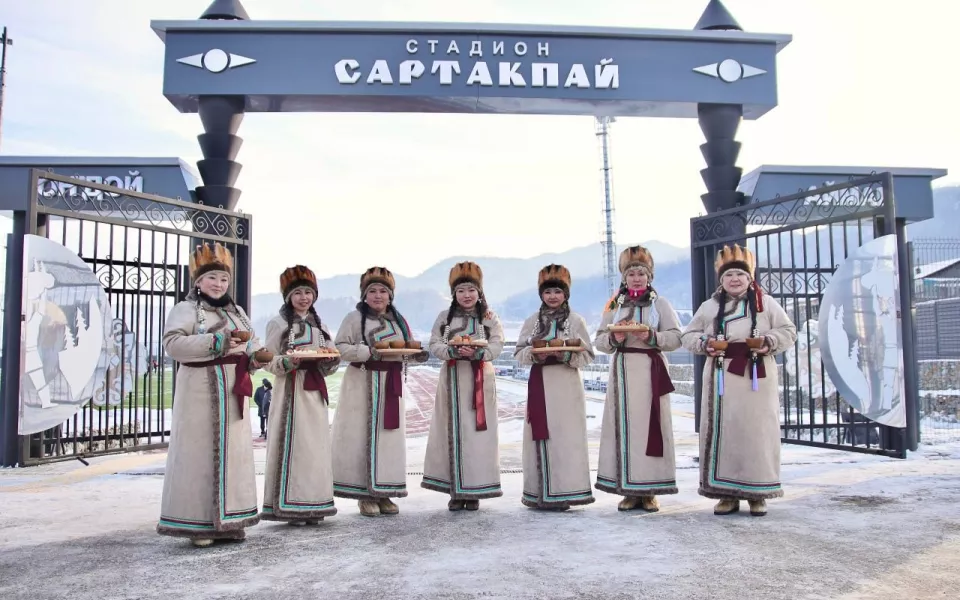 Стадион Сартакпай в Республике Алтай открыли после реконструкции