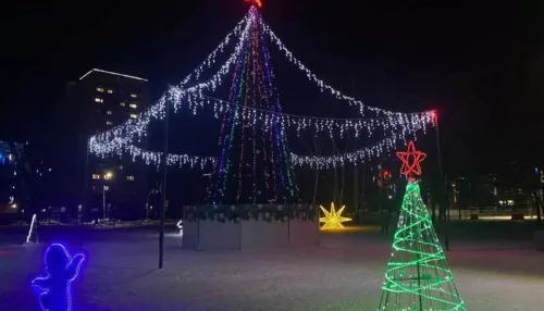 Фонтаны, виньетки и огни: Индустриальный район готов к встрече Нового года. Фото