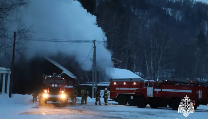В Республике Алтай потушили крупный пожар на турбазе: что известно