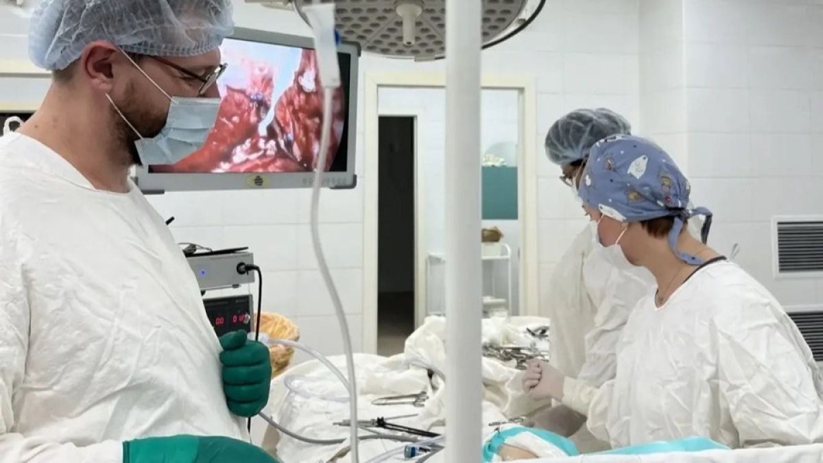 Первая торакоскопическая операция в детском отделении республиканской больницы