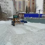Барнаул усиленно очищают после прошедших снегопадов