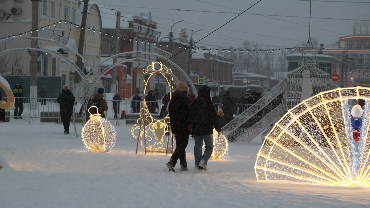Новый год. Барнаул. Зима