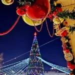 Барнаульцы делятся кадрами новогоднего городка на площади Свободы