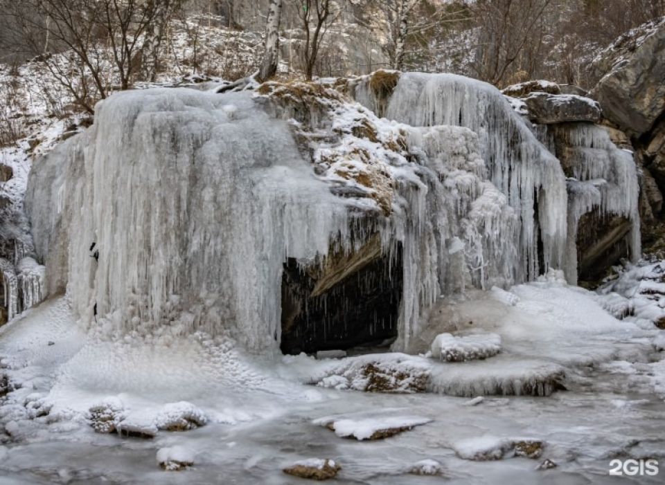 Ущелье Че-Чкыш зимой 
