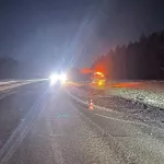 КАМАЗ сбил насмерть пешехода под Новосибирском. Фото