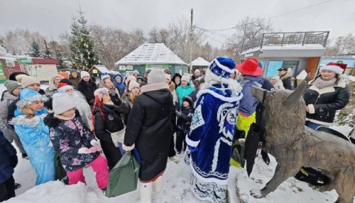 Почти 500 человек посетили первую новогоднюю экскурсию в Барнаульском зоопарке