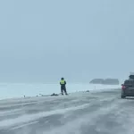 На трассе в Калманском районе произошло серьезное ДТП с переворотом. Фото