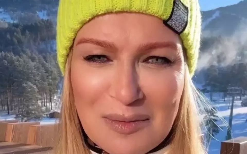 Олеся Судзиловская отдыхает в новогодние каникулы на Алтае. Фото