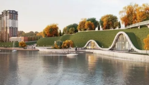 На набережной Оби в Барнауле прямо в склон могут встроить магазины