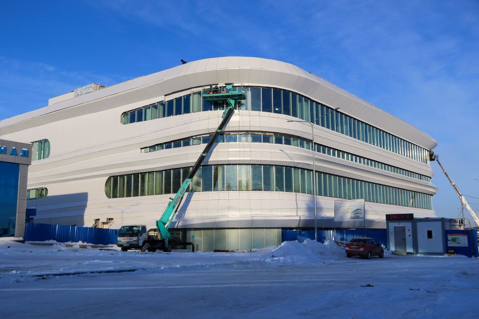 Строительство нового терминала в барнаульском аэропорту