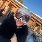 Олеся Судзиловская прокатилась на горных лыжах в Республике Алтай. Фото и видео