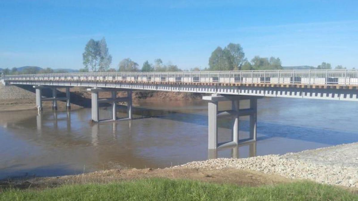 В Алтайском крае построили мост через реку Иша