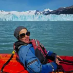 Каяки, ледники и фламинго: как Юлия Барановская встретила Новый год в Аргентине. Фото