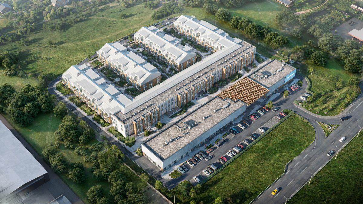 Апарт-комплекс "Карлуу": визуализация. Общий вид